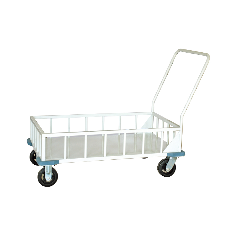 Troli Tanah Stainless Steel Dengan Pagar