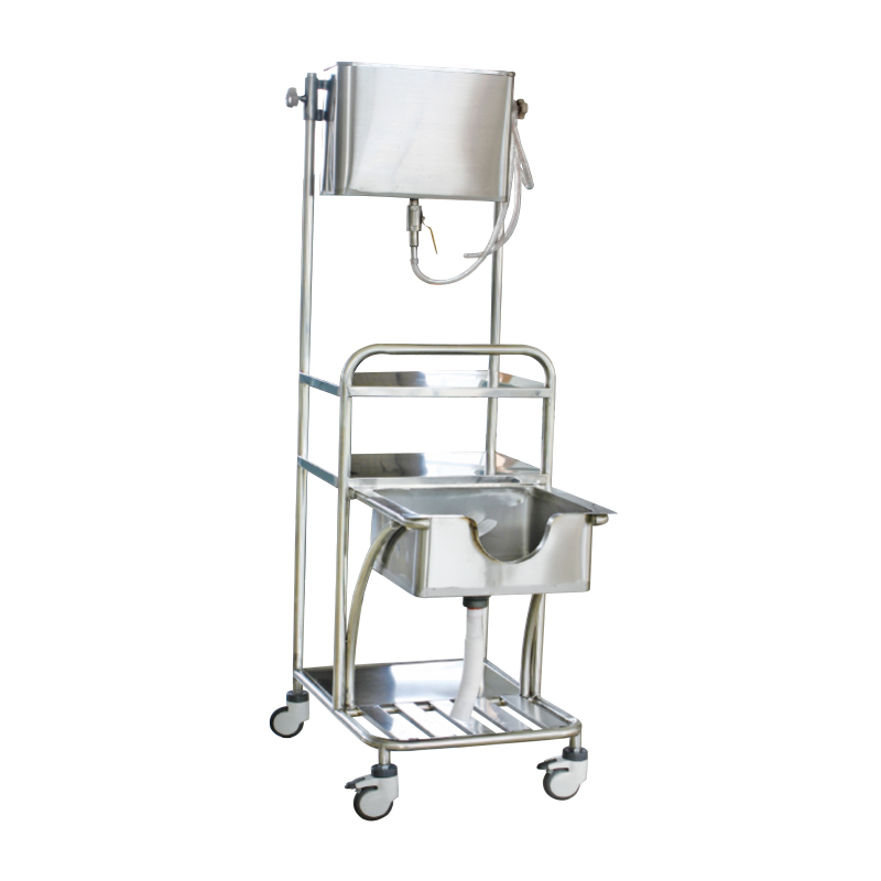 Troli Pencuci Kepala Stainless Steel