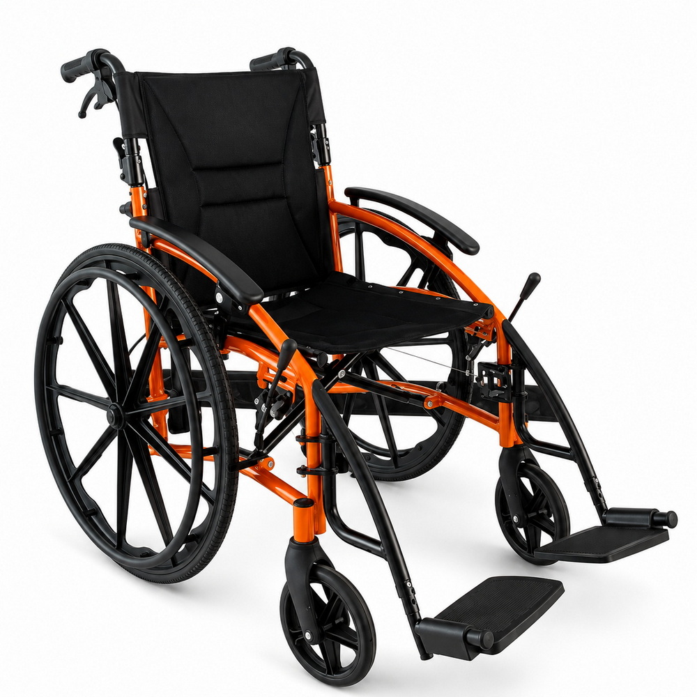 Kursi Roda Manual Paduan Aluminium