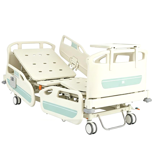 체중계가 내장된 5가지 기능의 ICU 침대